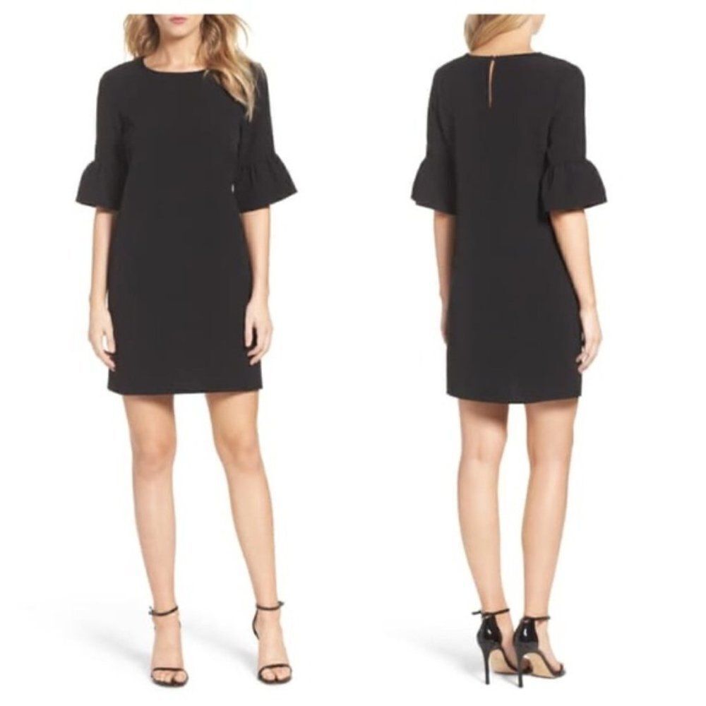 NEW Charles Henry Bell Sleeve Shift Dress Sz SP